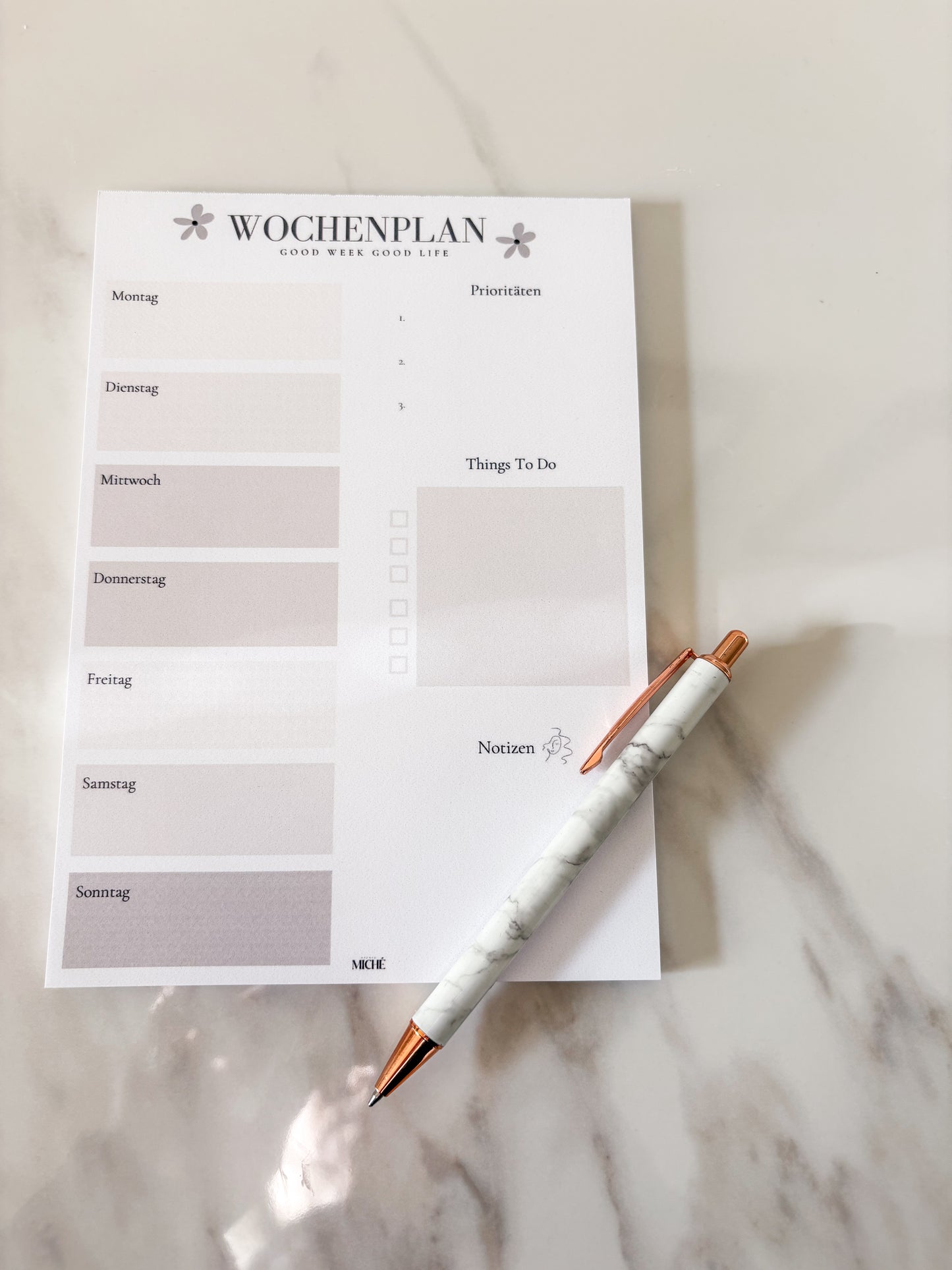 Wochenplaner / Rosa